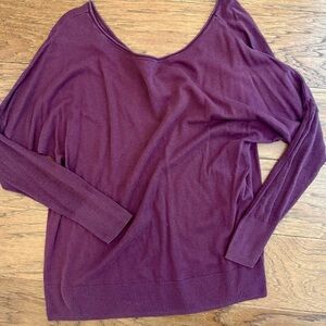 Moda International Deep Purple Knit Top